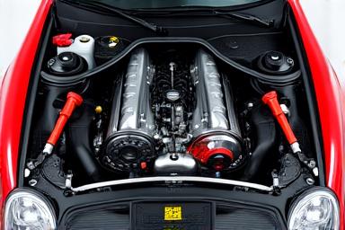 Professional engine bay cleaning and detailing service