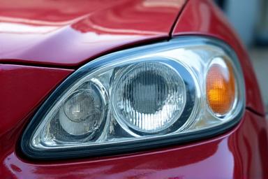 Professional headlight restoration improving visibility and safety