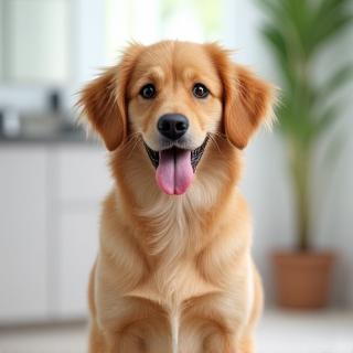 Pet with healthy, pest-free coat